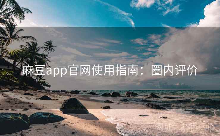 麻豆app官网使用指南：圈内评价