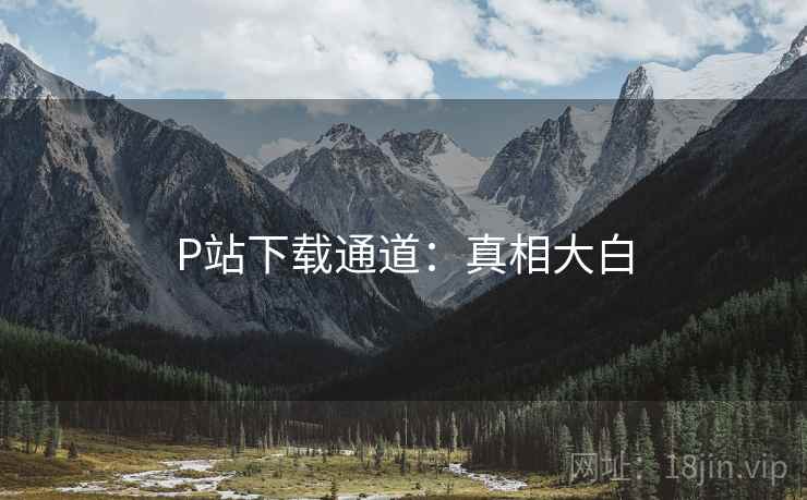 P站下载通道：真相大白