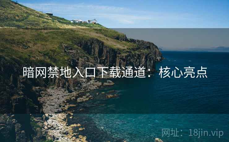 暗网禁地入口下载通道：核心亮点