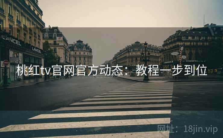 桃红tv官网官方动态：教程一步到位