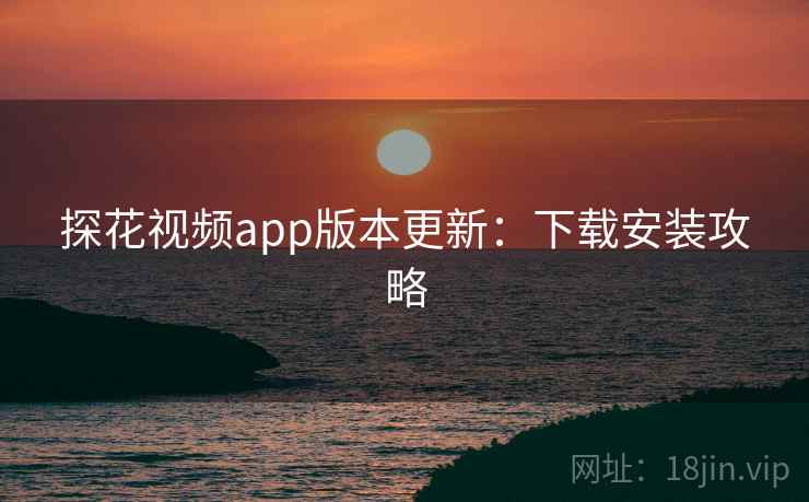 探花视频app版本更新：下载安装攻略